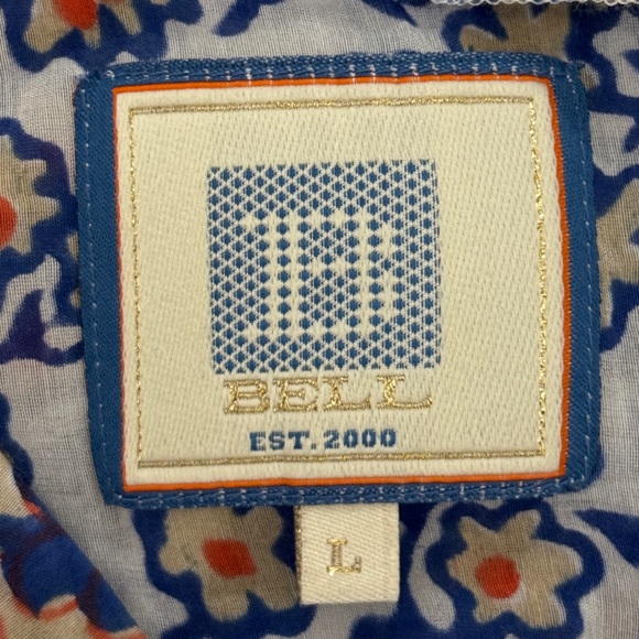 Floral Maxi Dress - Blue and White - Picture 8 of 14